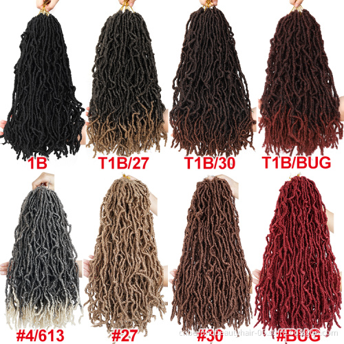 wholesale 36 inch Nu Faux Locs Crochet Synthetic hair Soft Faux Locs for black women